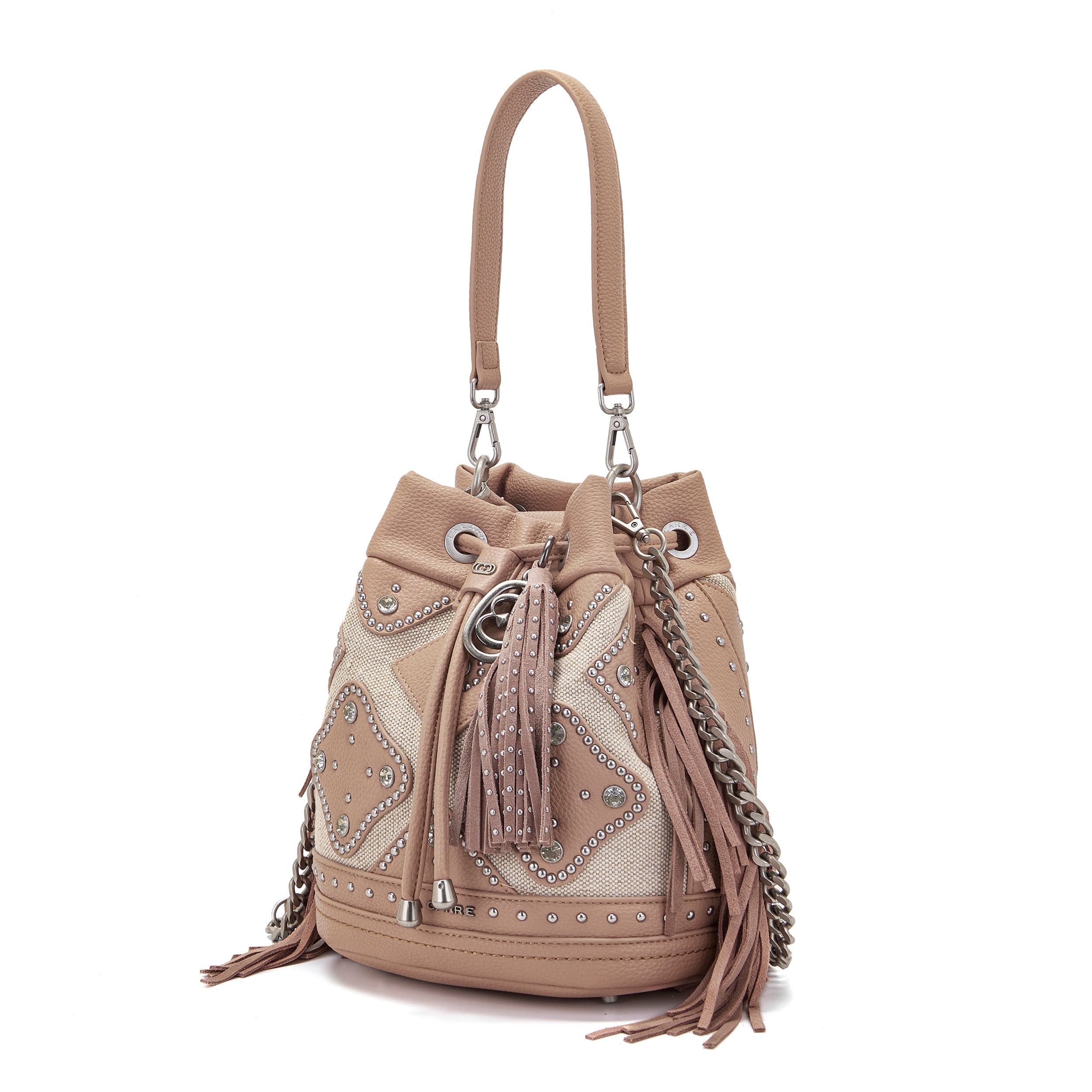 La Carrie Butterfly sac seau canvas cotto 26 cm