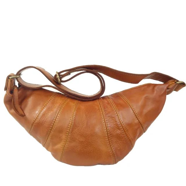 Collection Esprit Cuir Alma sac banane cuir marron femme