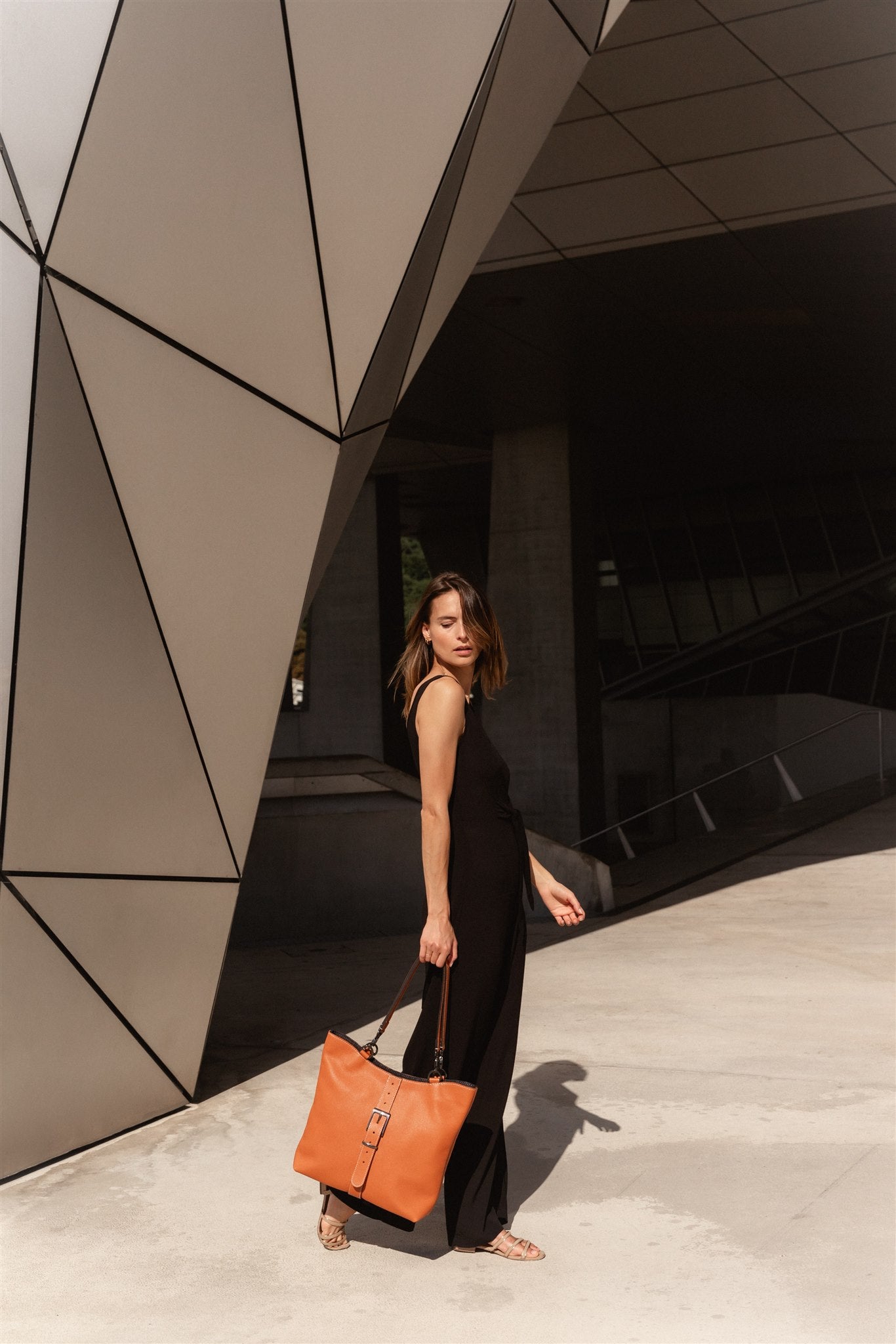 Nodie's Billy terracotta grainé sac cabas cuir femme