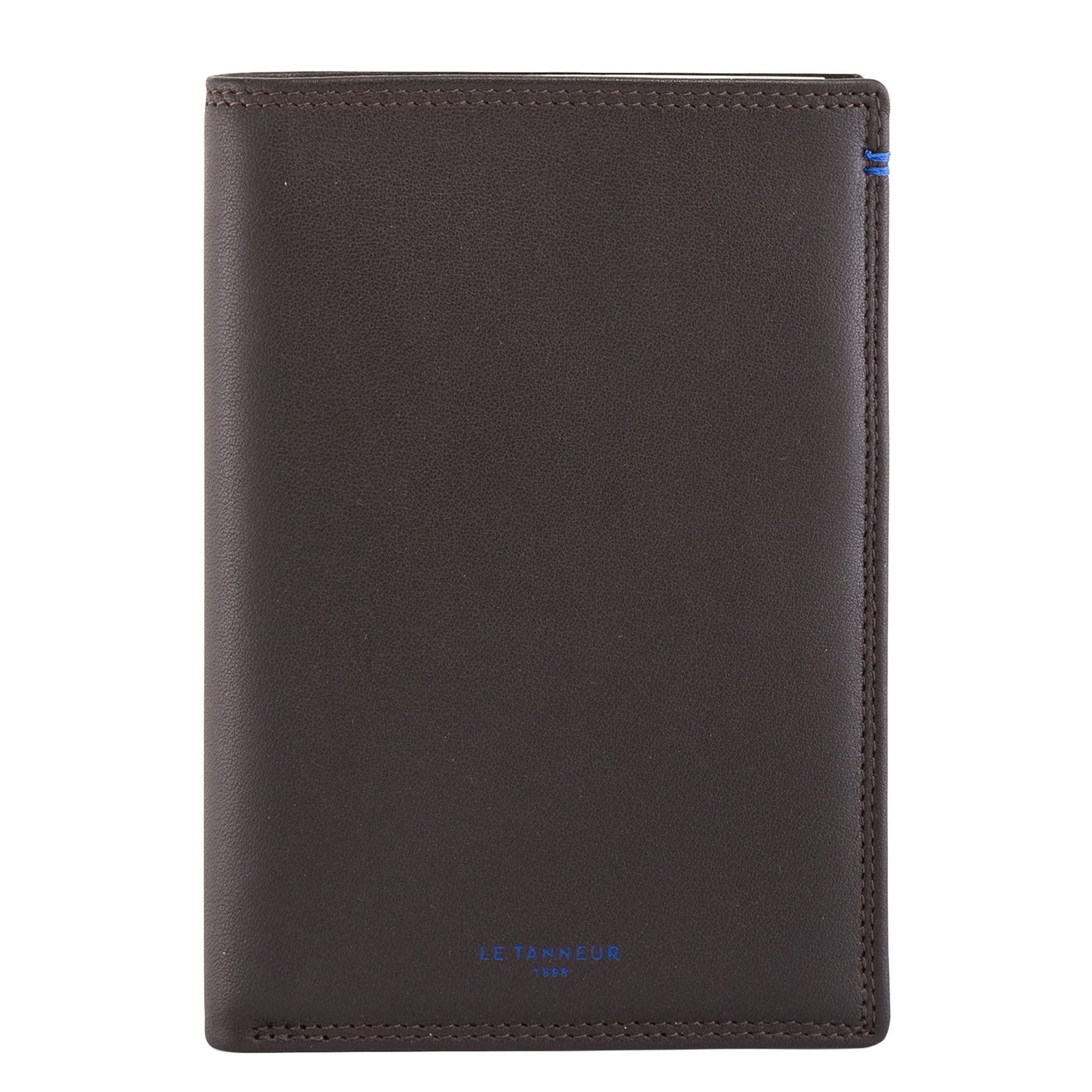 Le Tanneur portefeuille cuir lisse 15 cm 11 cartes