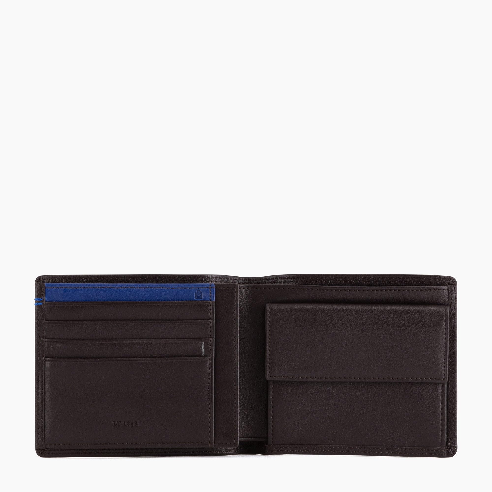 Le Tanneur Portefeuille Cuir Vachette Pleine Fleur 8 Cartes