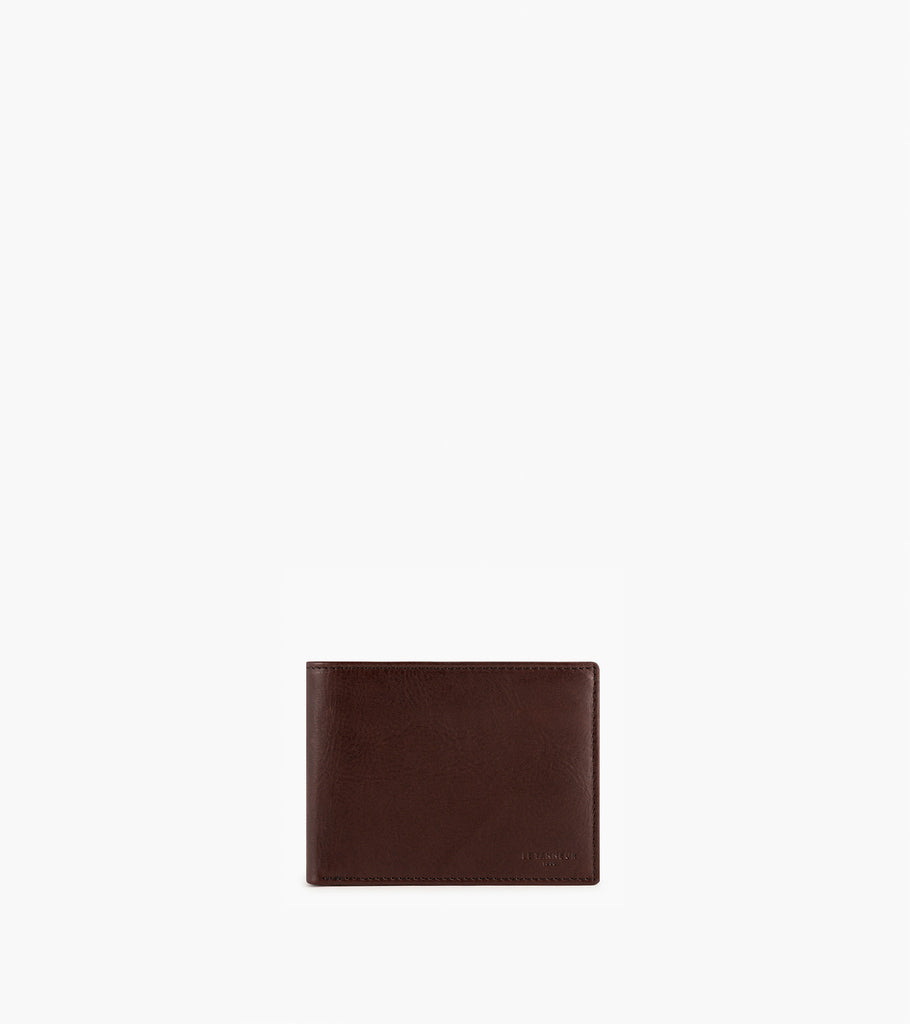 Le Tanneur portefeuille horizontal cuir huilé 2 volets