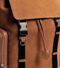 Le Tanneur Maurice sac à dos cuir nubuck grainé 14 pouces