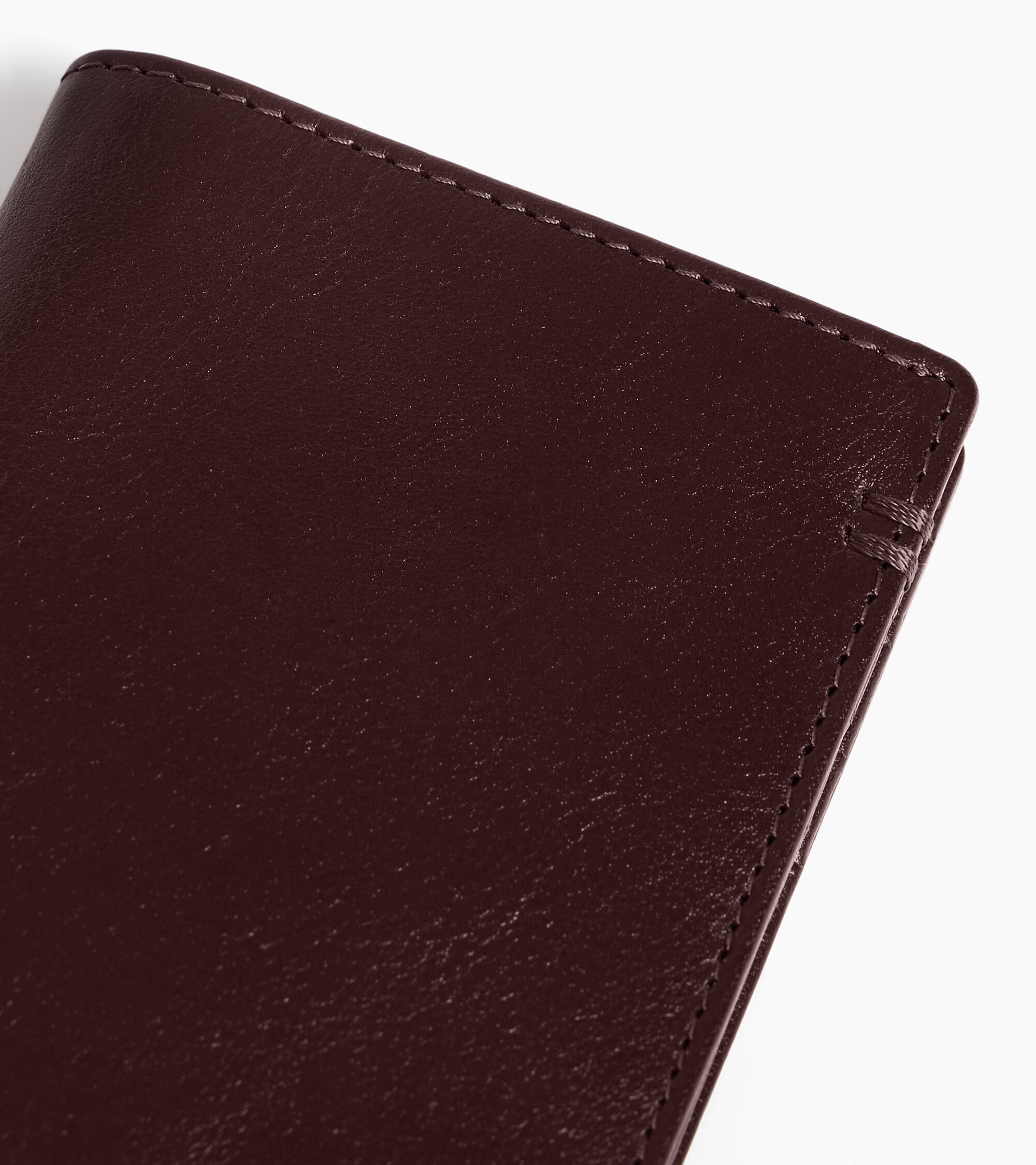 Le Tanneur Lucien porte-cartes cuir huilé rouge