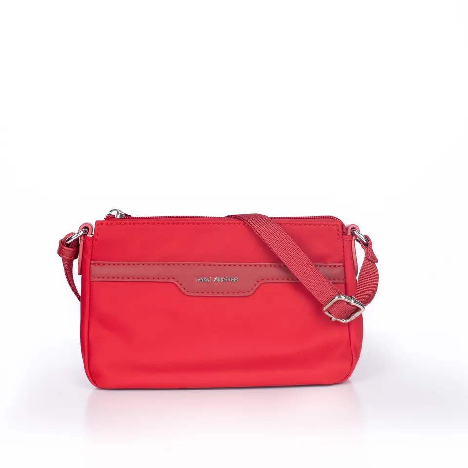 Mac Alyster Studio pochette bandoulière Rouge nylon 27 cm