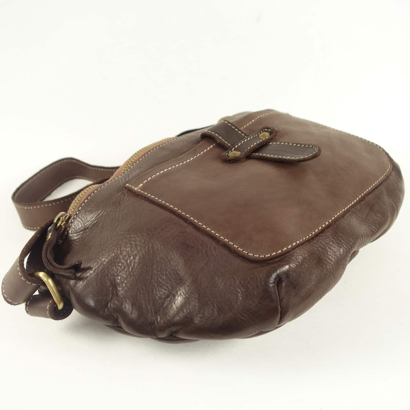 Collection Esprit Cuir Taylor sac banane cuir brun