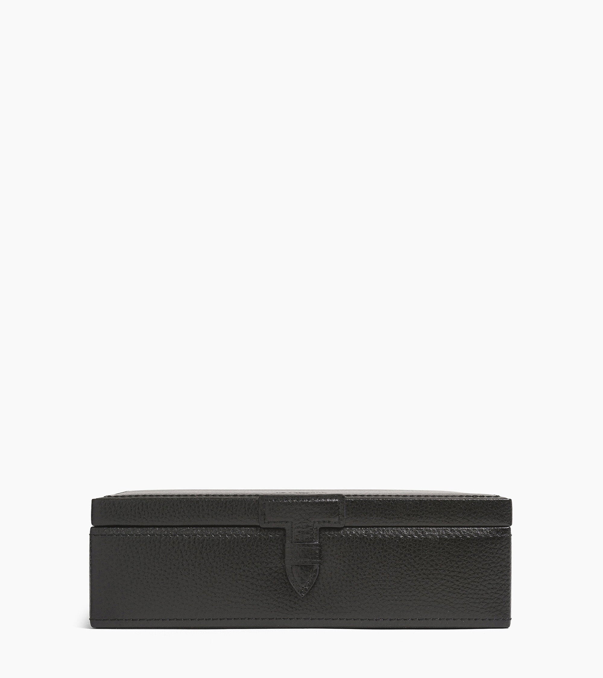Le Tanneur Coffret 8 montres cuir recyclé noir