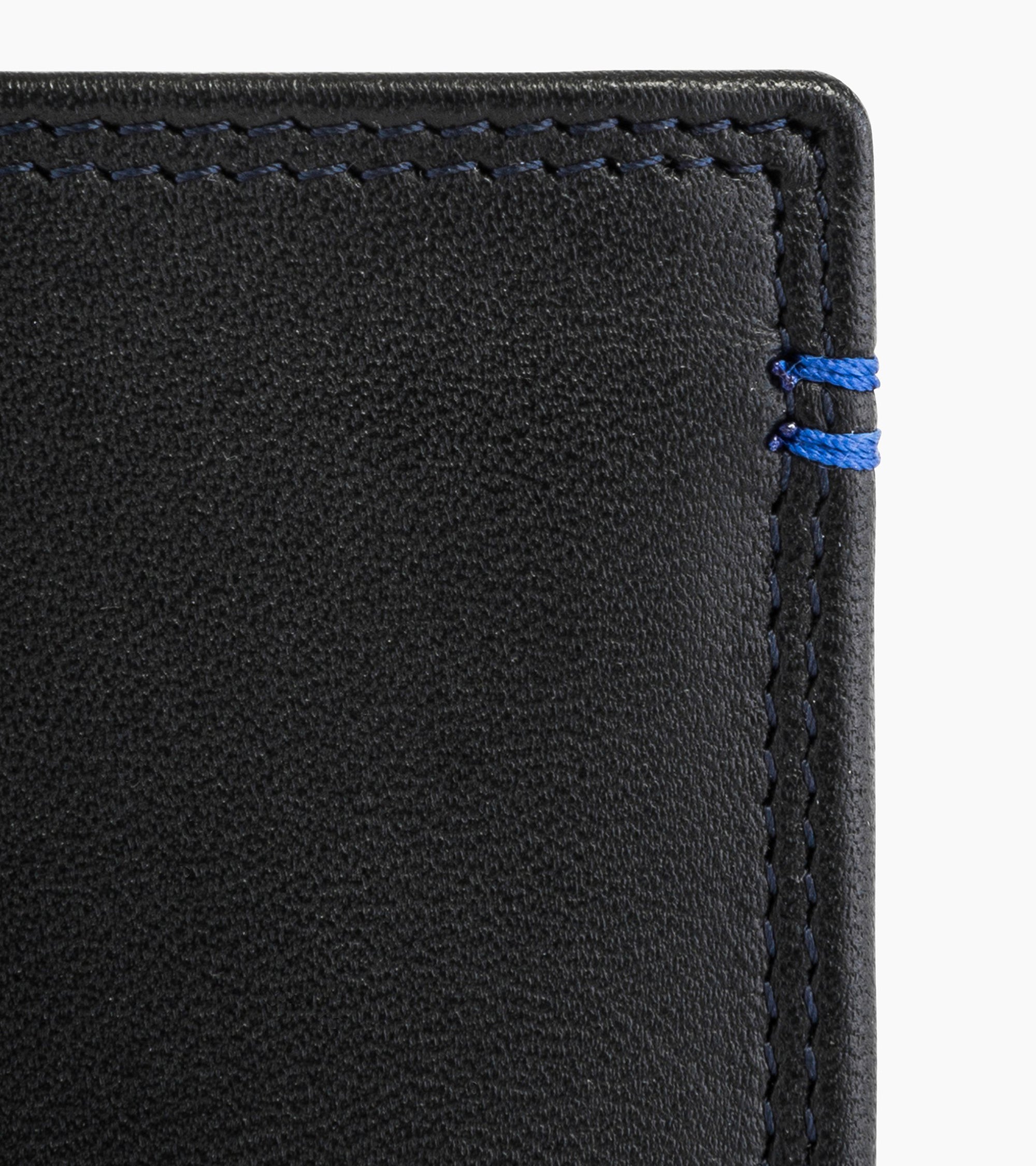 Le Tanneur Martin portefeuille cuir lisse 2 volets Black