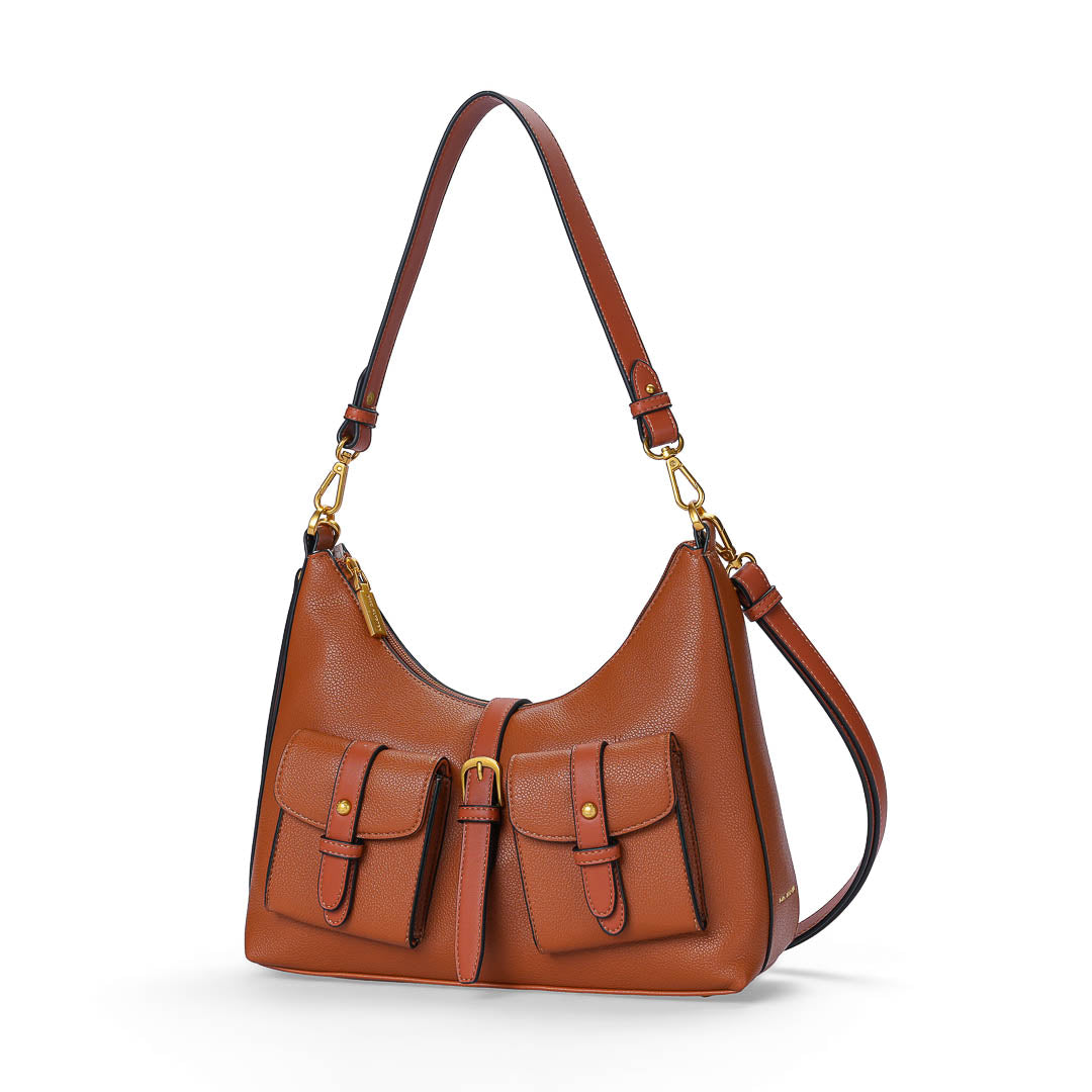 MAC ALYSTER URBANY sac besace Marron Cognac