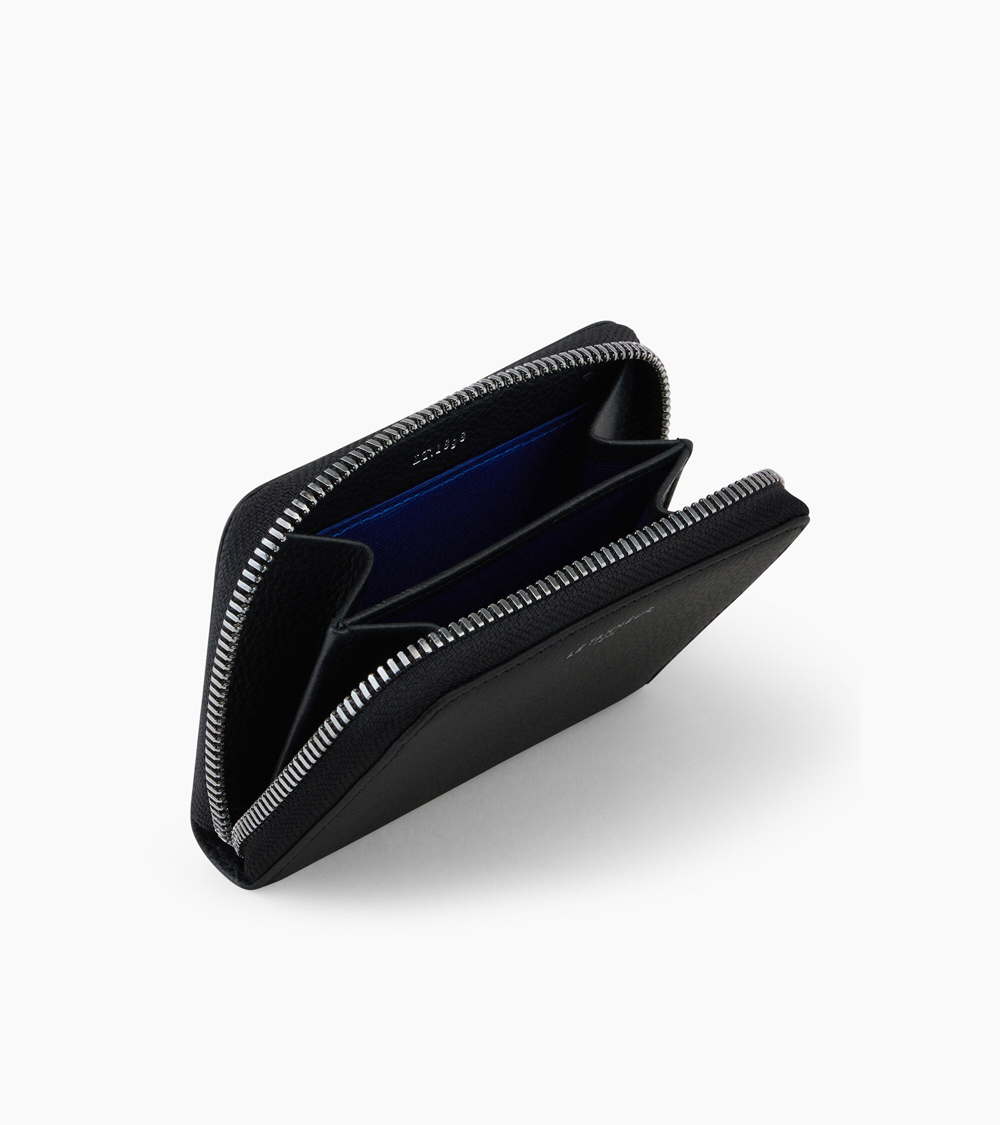 Le Tanneur Emilie porte-monnaie cuir grainé noir RFID