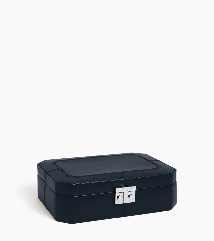 Le Tanneur Coffret 8 montres cuir bleu twilight fermoir T