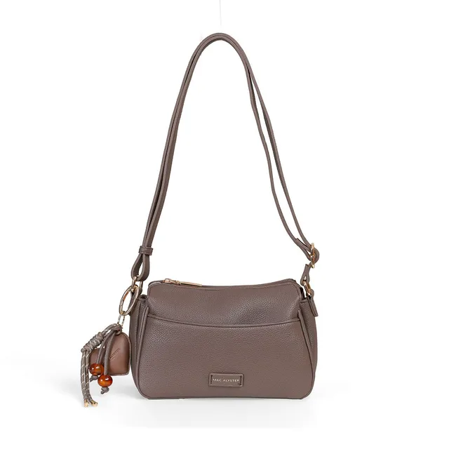 Mac Alyster Harmonia sac trotteur femme beige moumoute