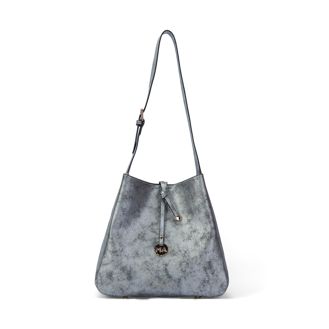 Mac Alyster Seduction sac hobo synthétique Noir métallisé 28x11x28 cm