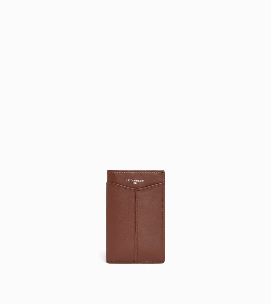 Le Tanneur Charlotte porte-cartes cuir vertical femme anti-RFID