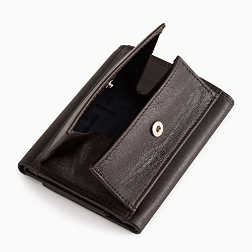 Le Tanneur Grand Porte Monnaie Cuir Lisse Homme 11x8 cm