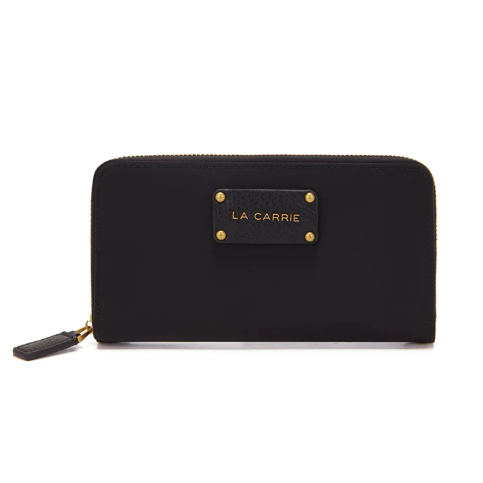 La Carrie Wallet portefeuille noir 19,5 cm nylon