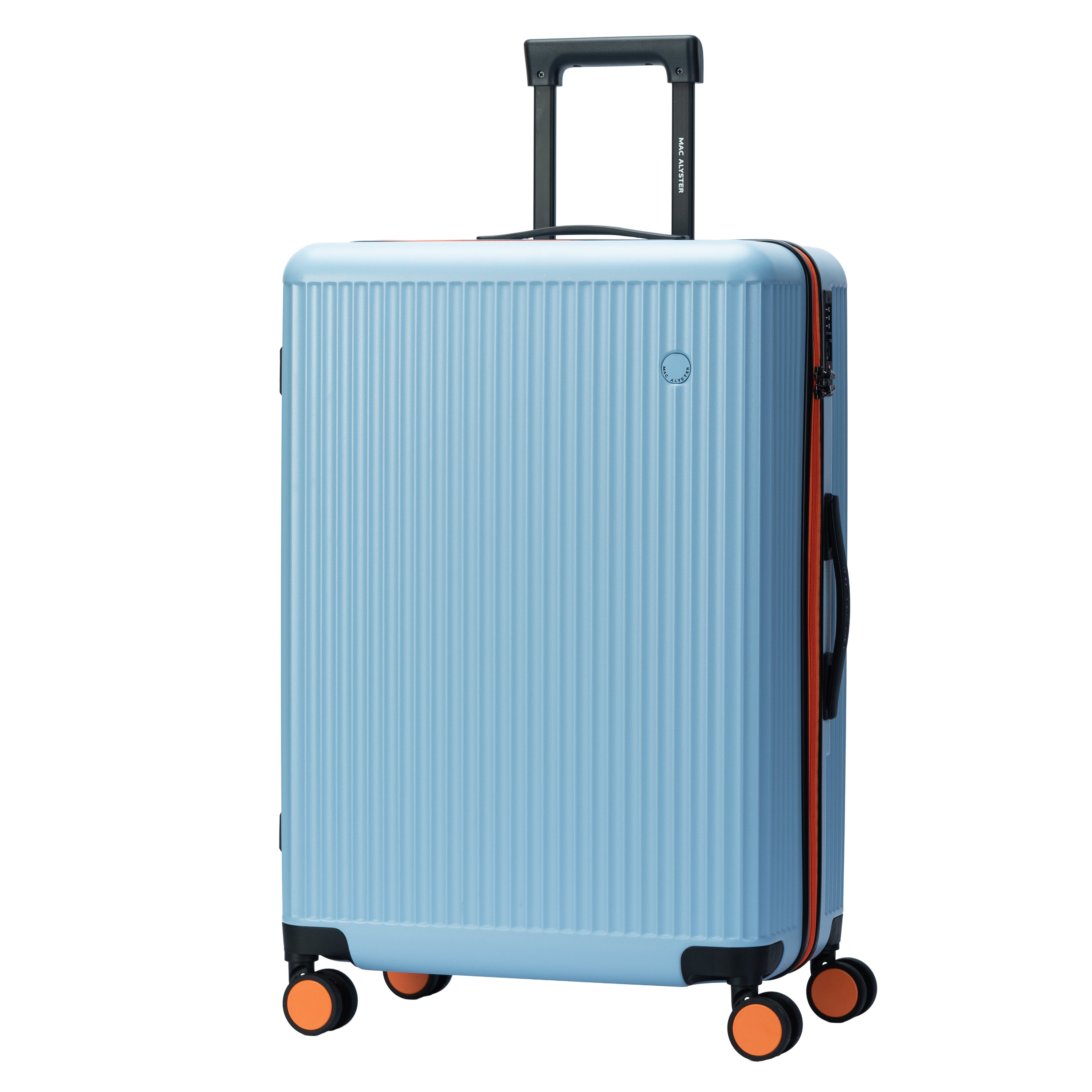 MAC ALYSTER BLOOM valise rigide bleue L 70 cm polycarbonate