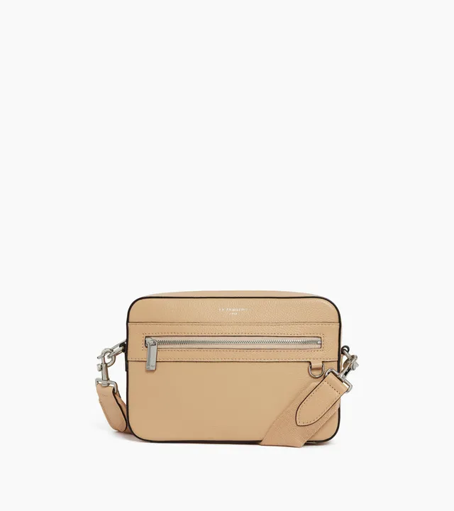 Le Tanneur Emile petite sacoche cuir grainé Desert