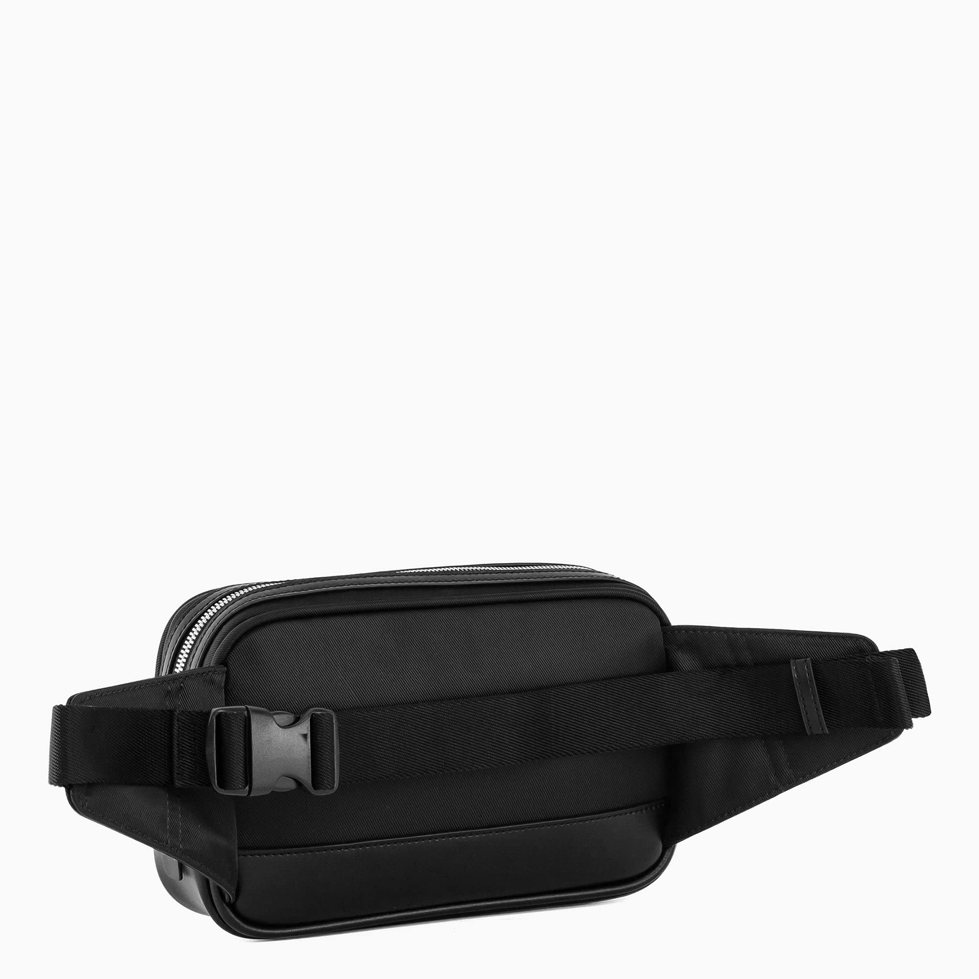 Le Tanneur Gaspard sac banane toile cuir homme