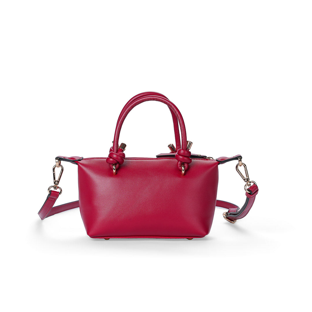 Mac Alyster Mandora nano sac à main rouge pailleté