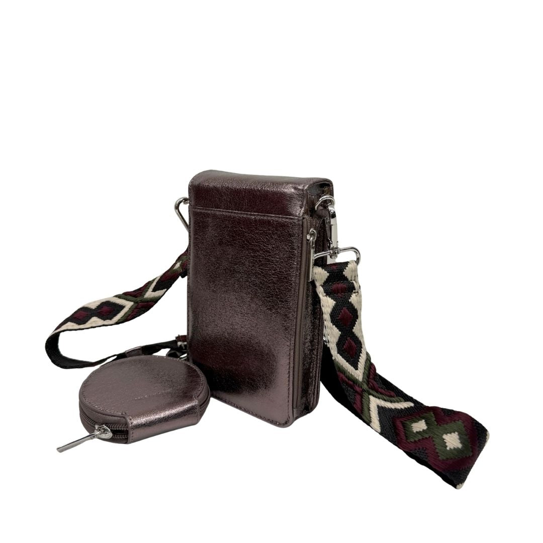 MAC ALYSTER pochette téléphone synthétique Noir