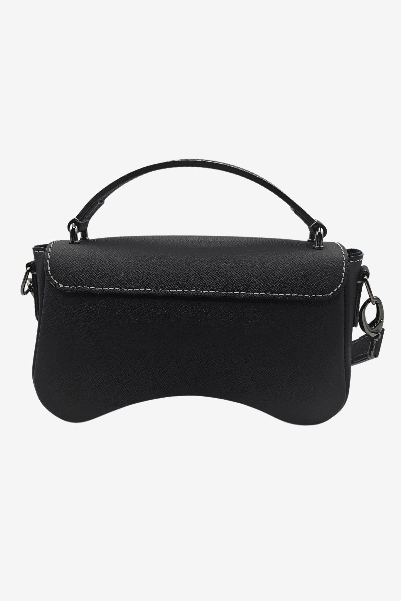 Nodie's L'Iconique sac baguette noir grainé cuir
