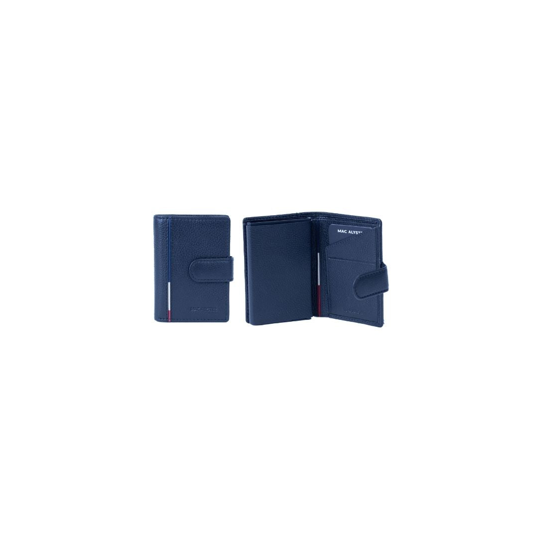 MAC ALYSTER FLEURON Mini porte-cartes 4/6CC noir