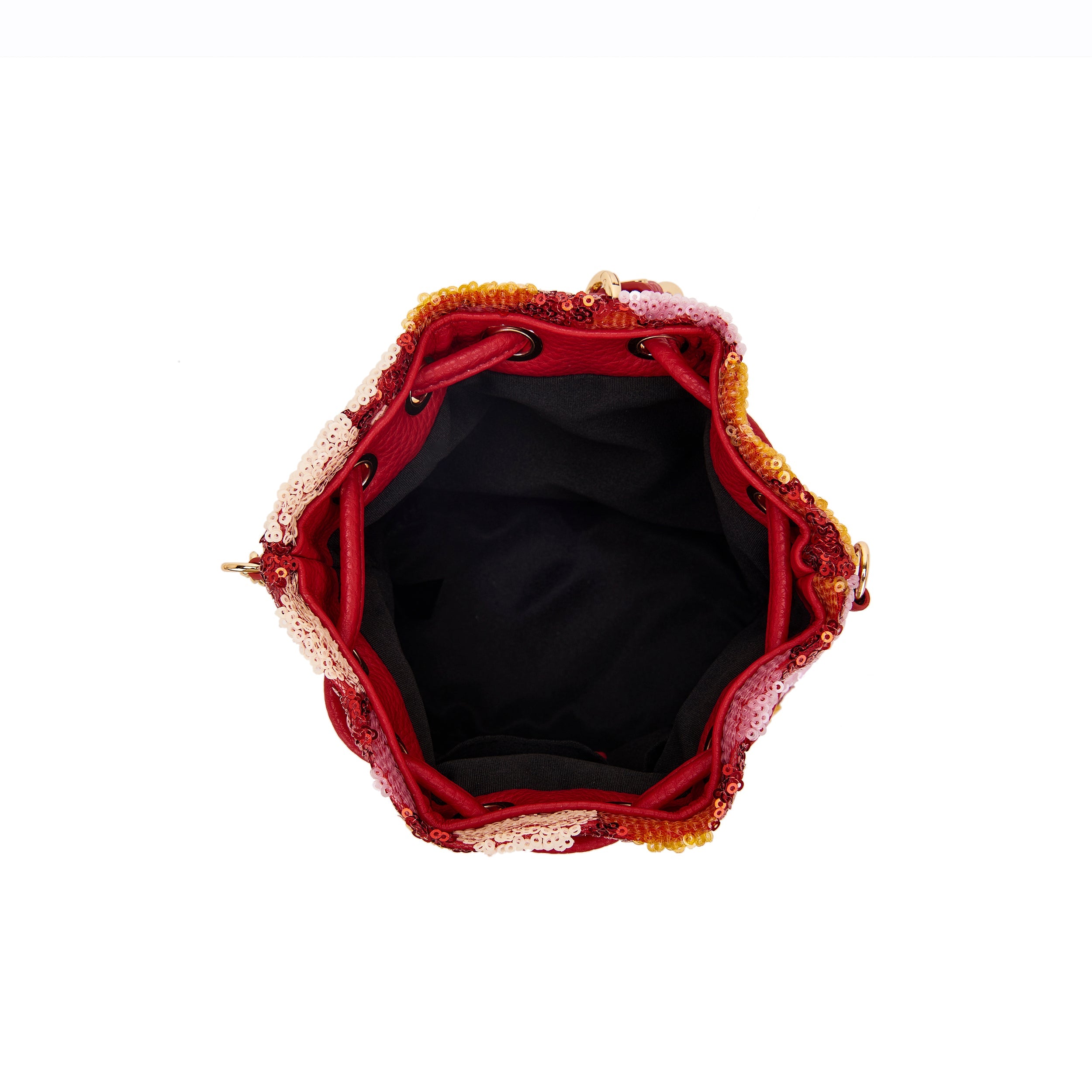 La Carrie Night Edition sac seau rouge paillettes