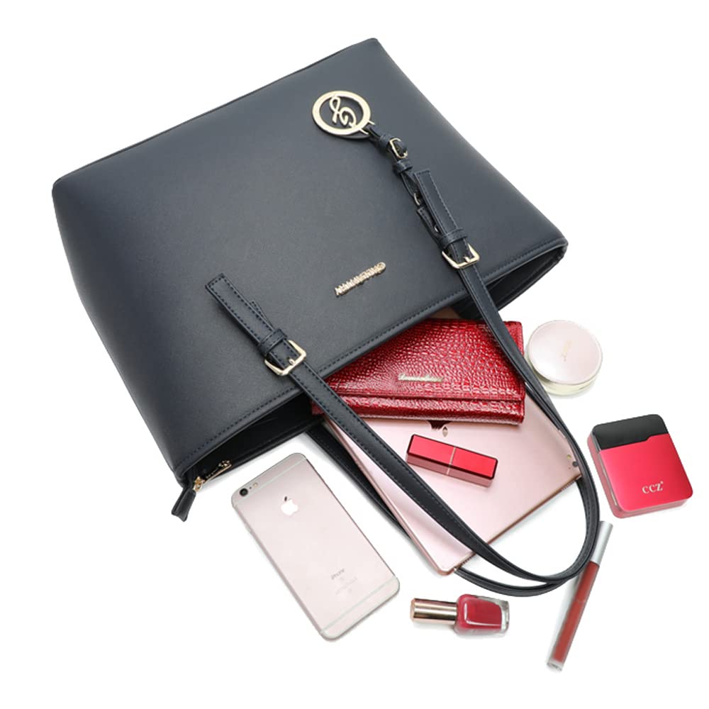 Gallantry Sacs Cabas Tote Bag XL Noir Classique simili cuir
