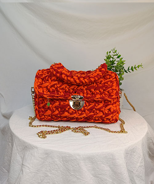 Takiri Elma TK745 sac à main rouge orange bandoulière