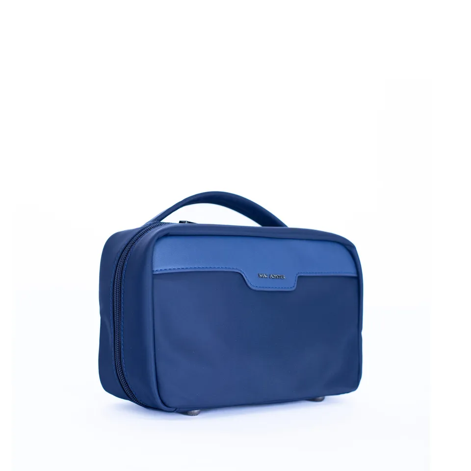 Mac Alyster Studio trousse de toilette Marine 23 cm satiné