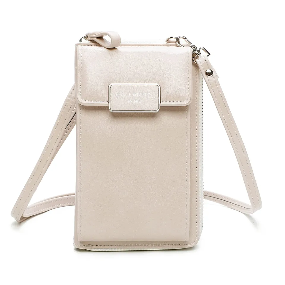 Gallantry Sacs Bandoulière Téléphone pochette smartphone Beige 11x18 cm