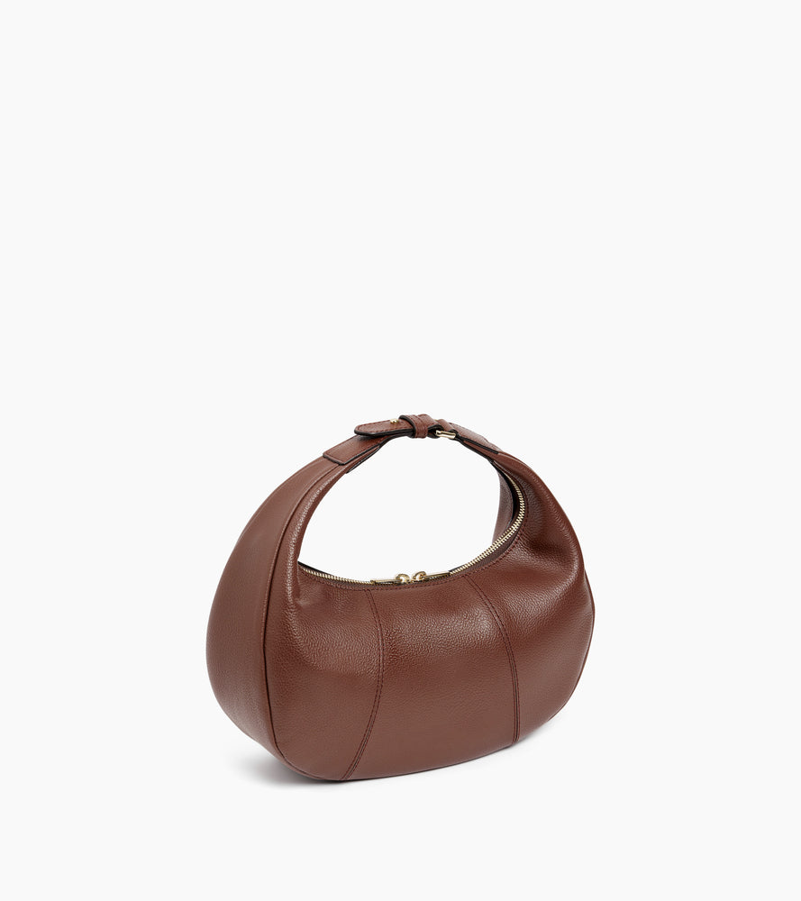Le Tanneur Juliette petit sac hobo cuir grainé bandoulière