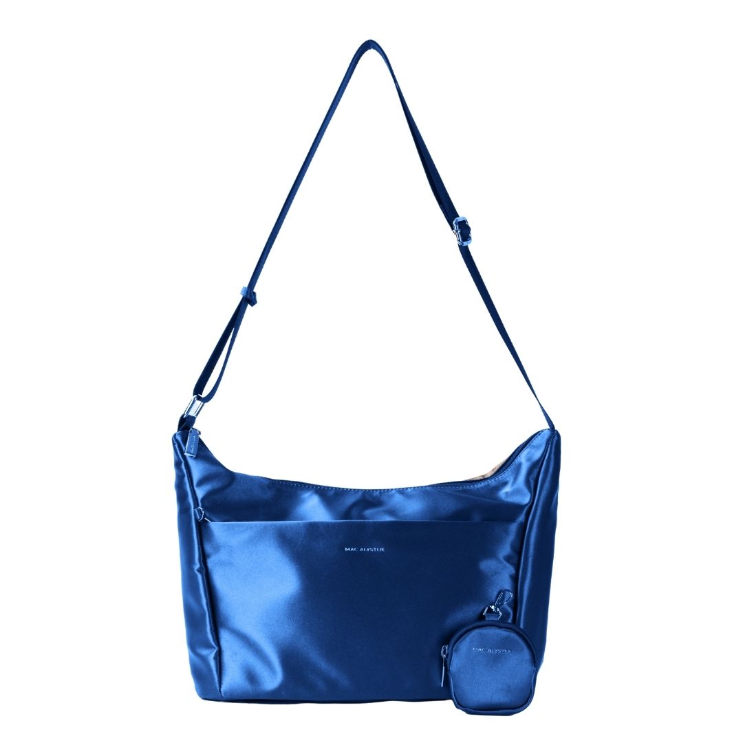 MAC ALYSTER Studio Passion sac trotteur nylon bleu métallisé