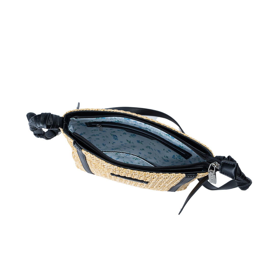MAC ALYSTER Saint-Malo sac trotteur paille Doré