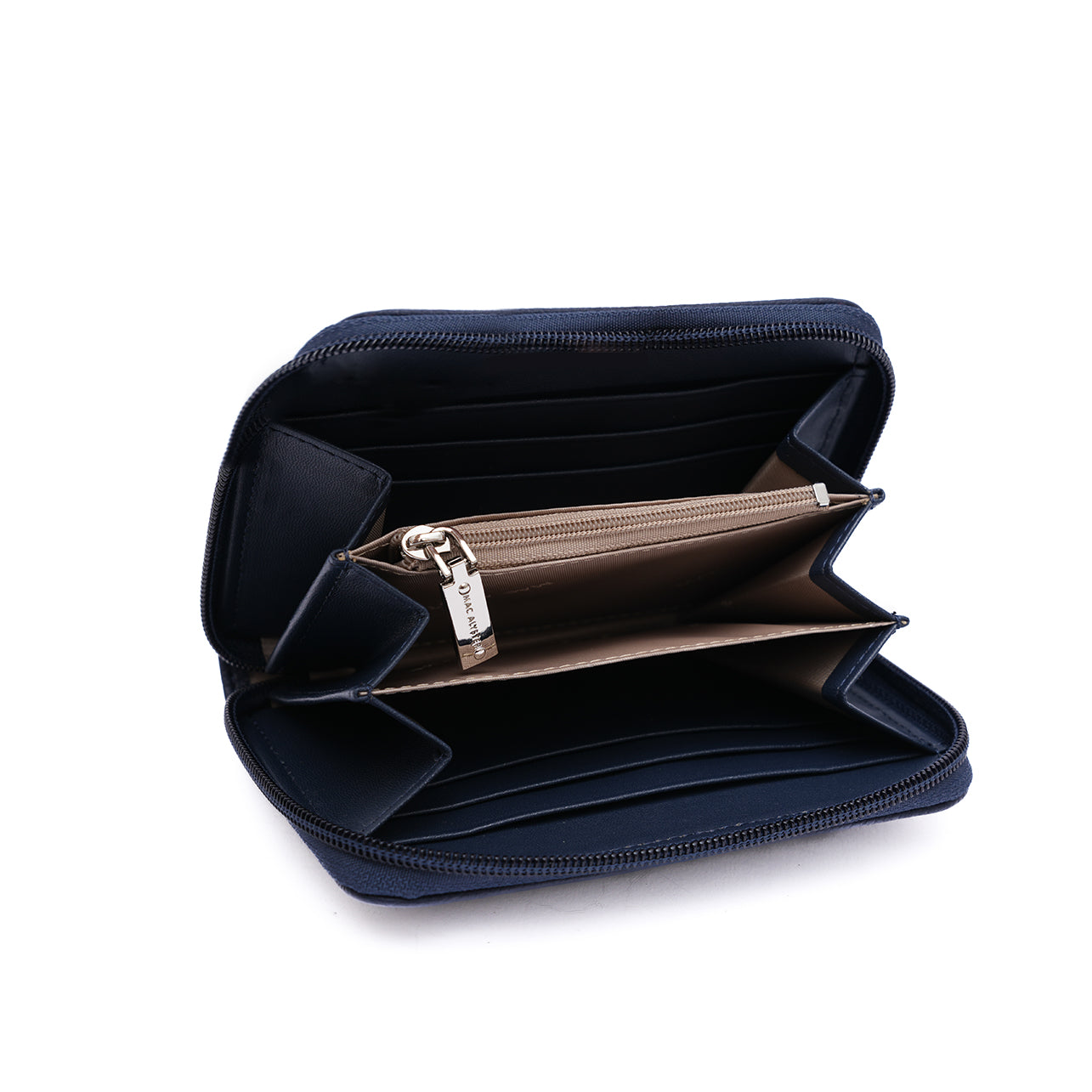 MAC ALYSTER Petite maroquinerie porte-monnaie zippé Taupe