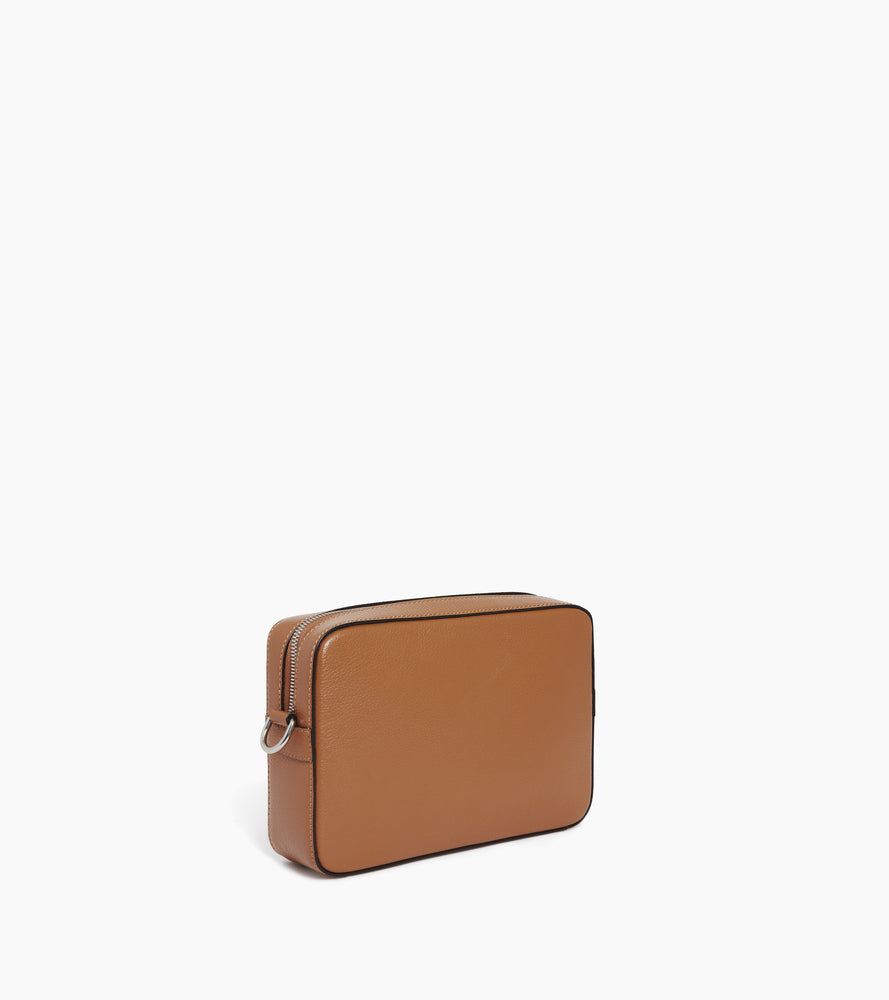 Le Tanneur Emile petite sacoche cuir grainé marron