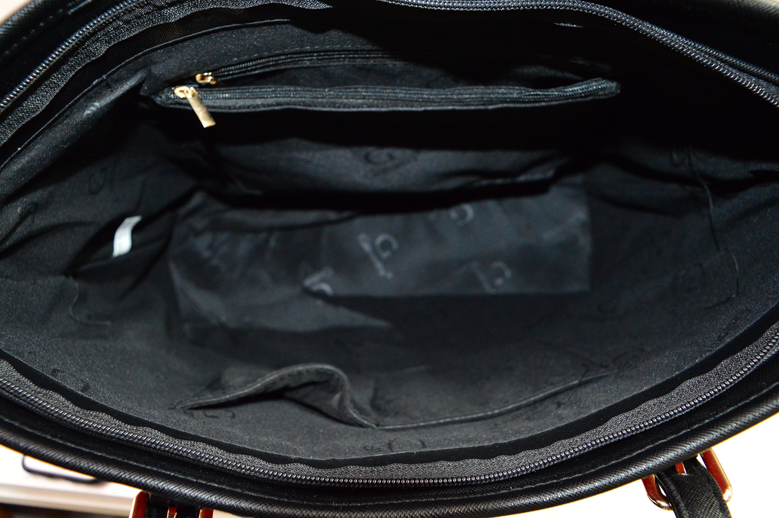 Gallantry Cabas sac cours noir ville A4 46 cm vinyle