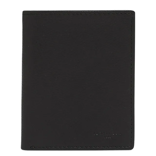 Le Tanneur Charles porte-cartes cuir anti-RFID noir