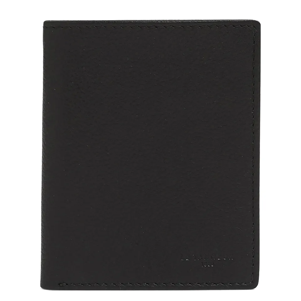 Le Tanneur Charles porte-cartes cuir anti-RFID noir