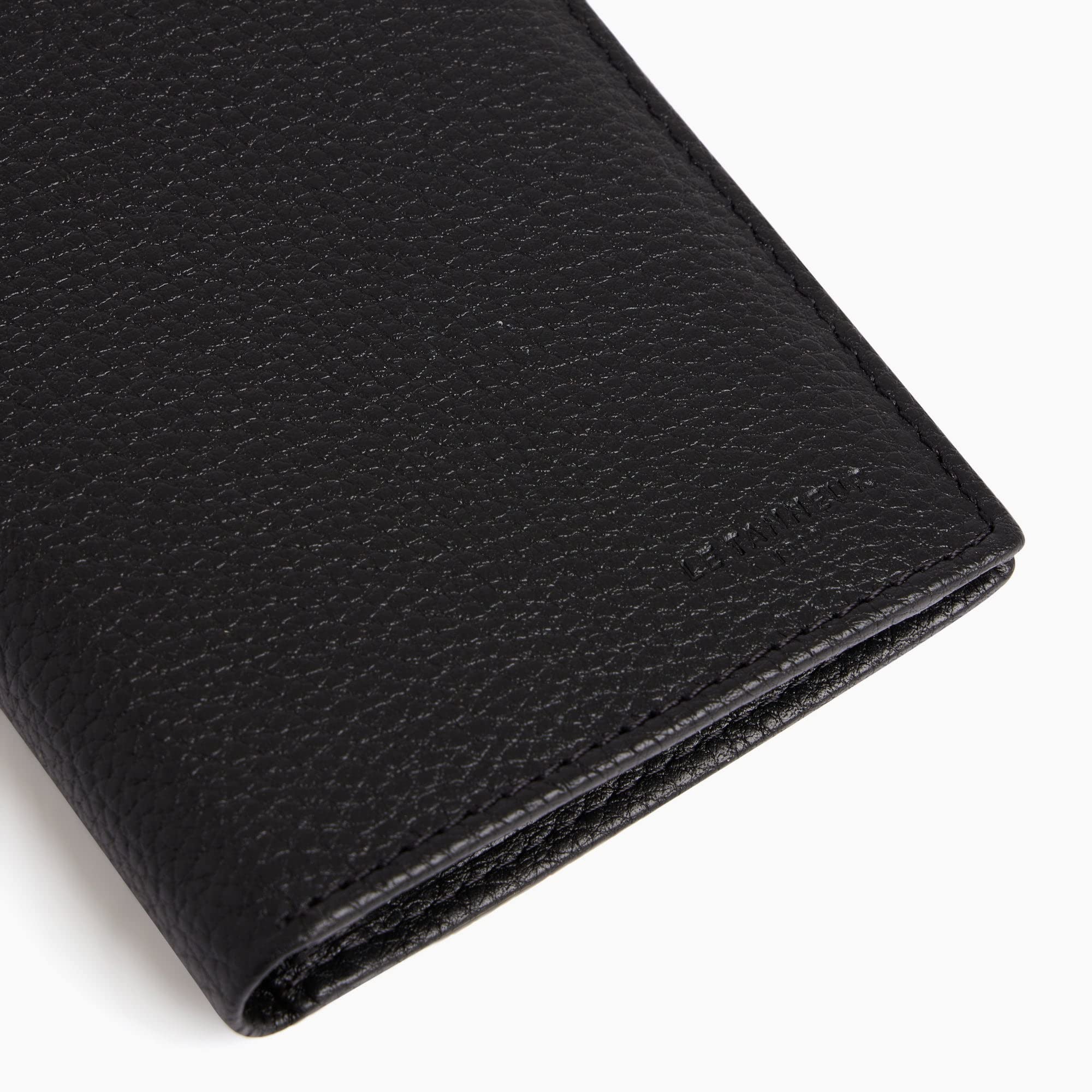 Le Tanneur Charles portefeuille cuir vertical anti-rfid 6 cartes