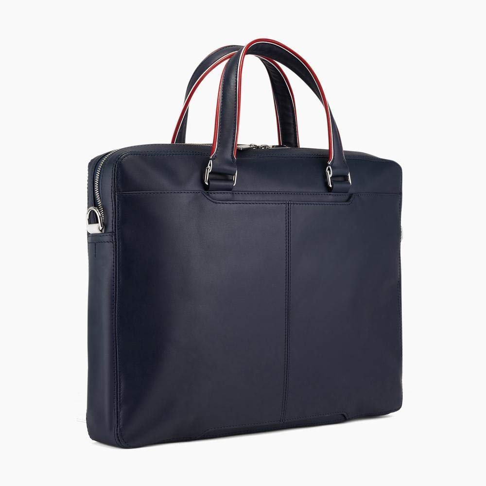 Le Tanneur Martin porte-documents slim 14" cuir lisse 38x29