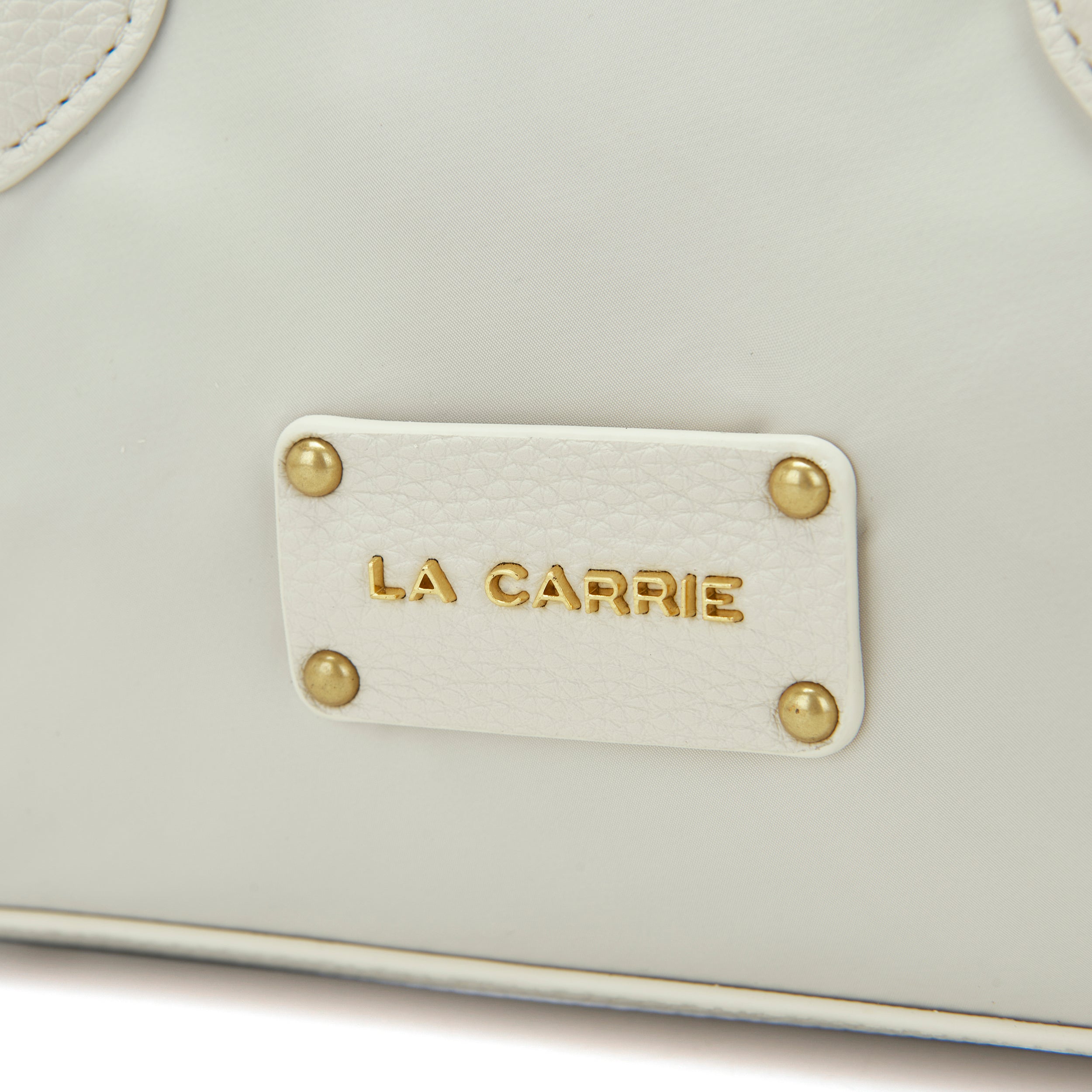 La Carrie Dark Wave sac à main ivoire 28 cm nylon