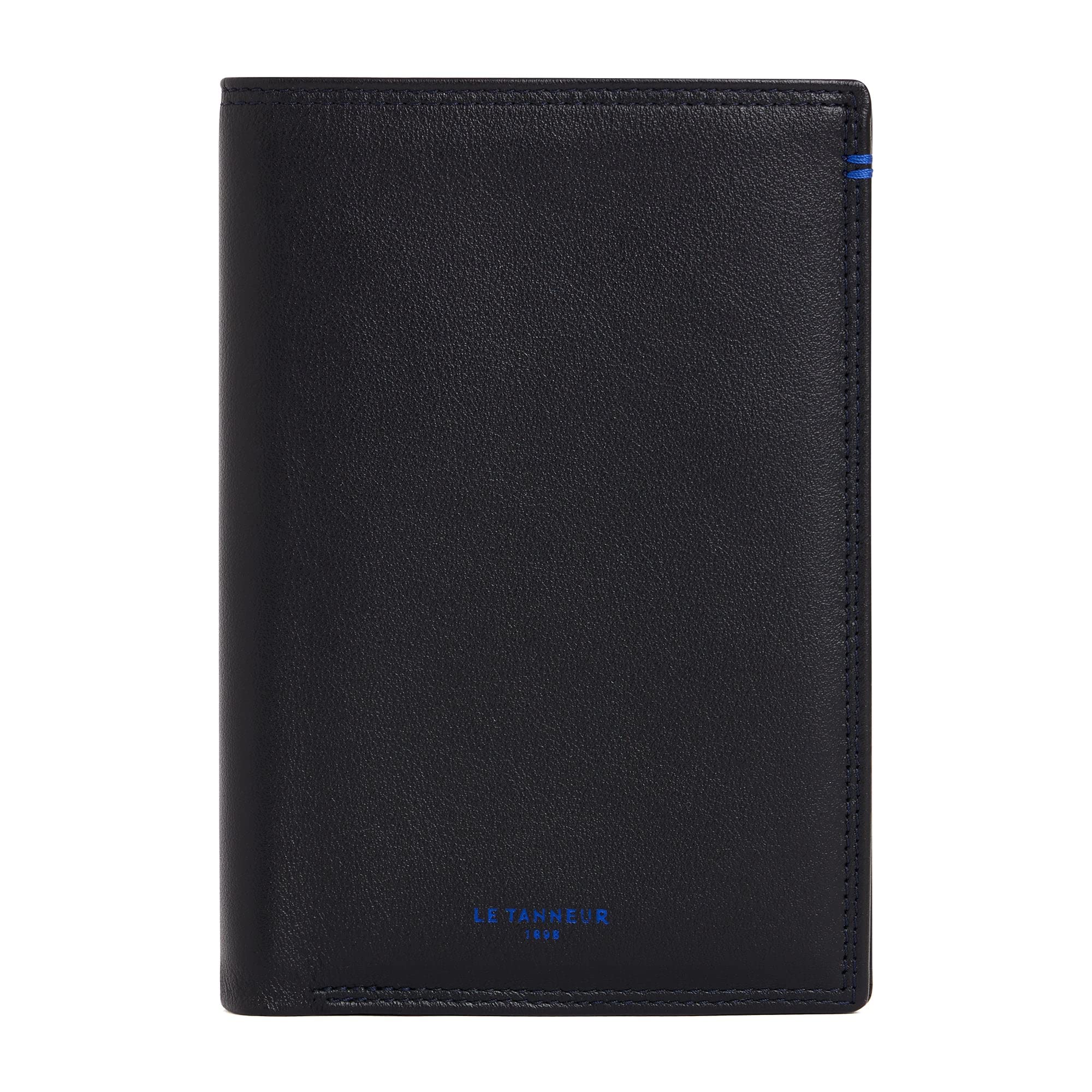 Le Tanneur porte-cartes cuir lisse 9 cartes deux volets homme