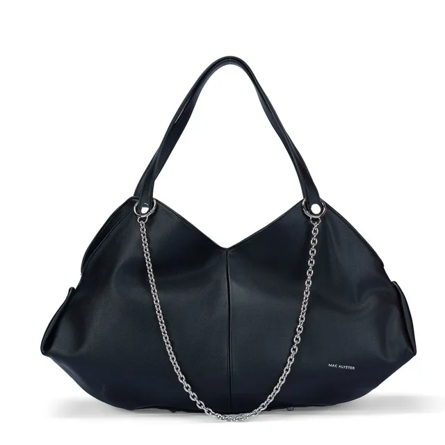 MAC ALYSTER MILAN Sac Besace Noir XL 48 cm