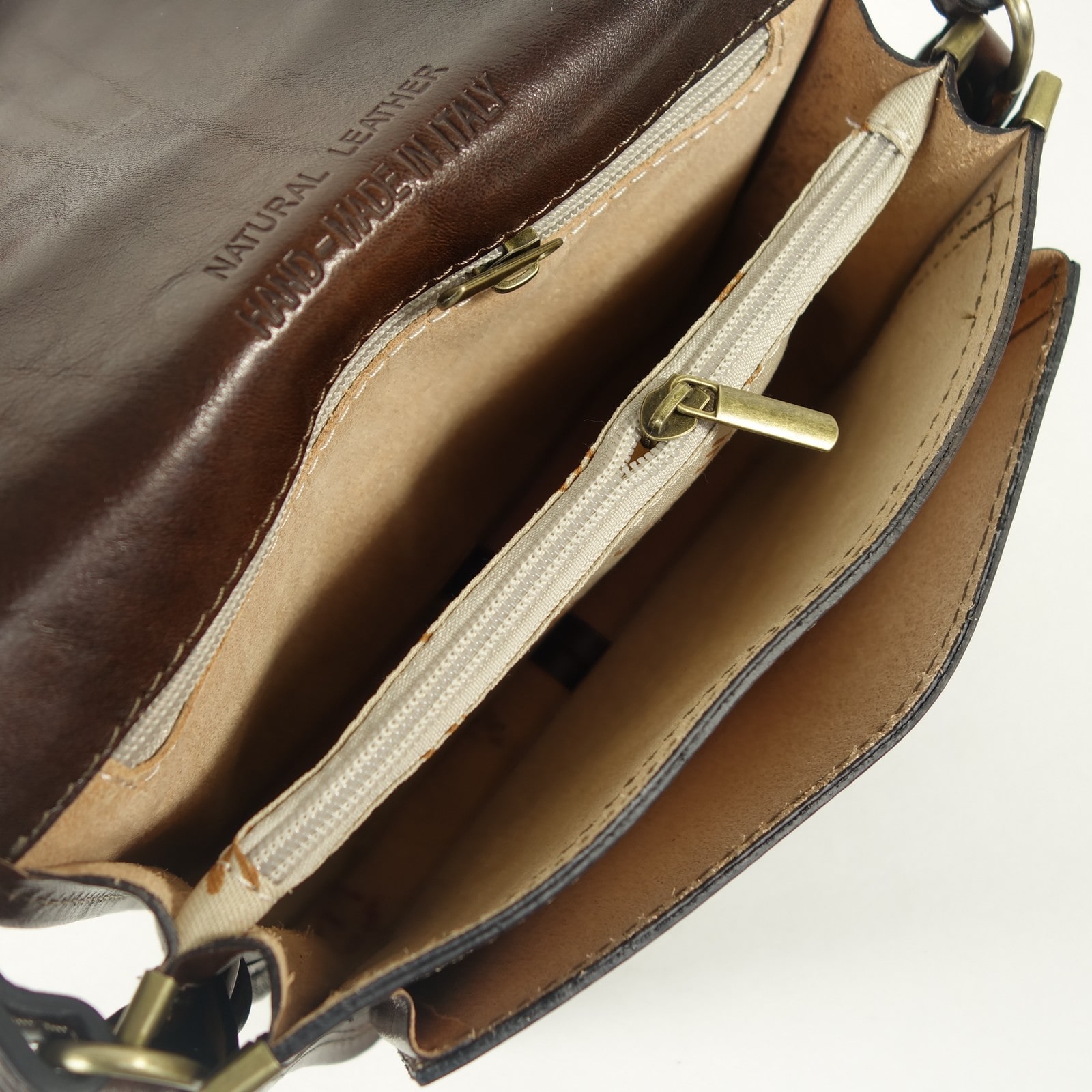 Collection Esprit Cuir ELANIA mini sac bandoulière marron
