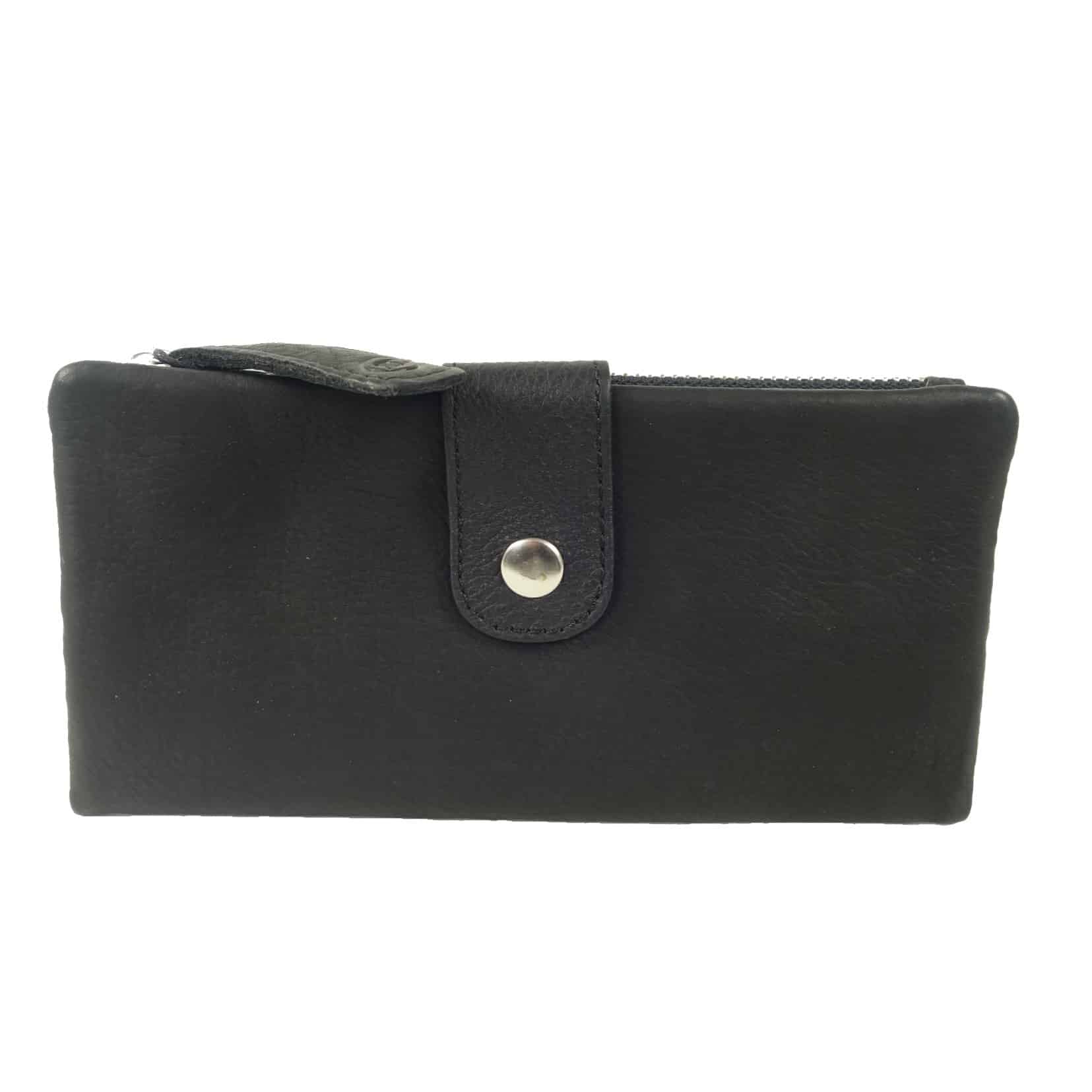 Collection Esprit Cuir NETTI portefeuille cuir noir 8 cartes