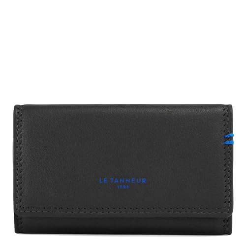 Le Tanneur Leather Goods Martin Étui Clés Cuir Noir 6 cm