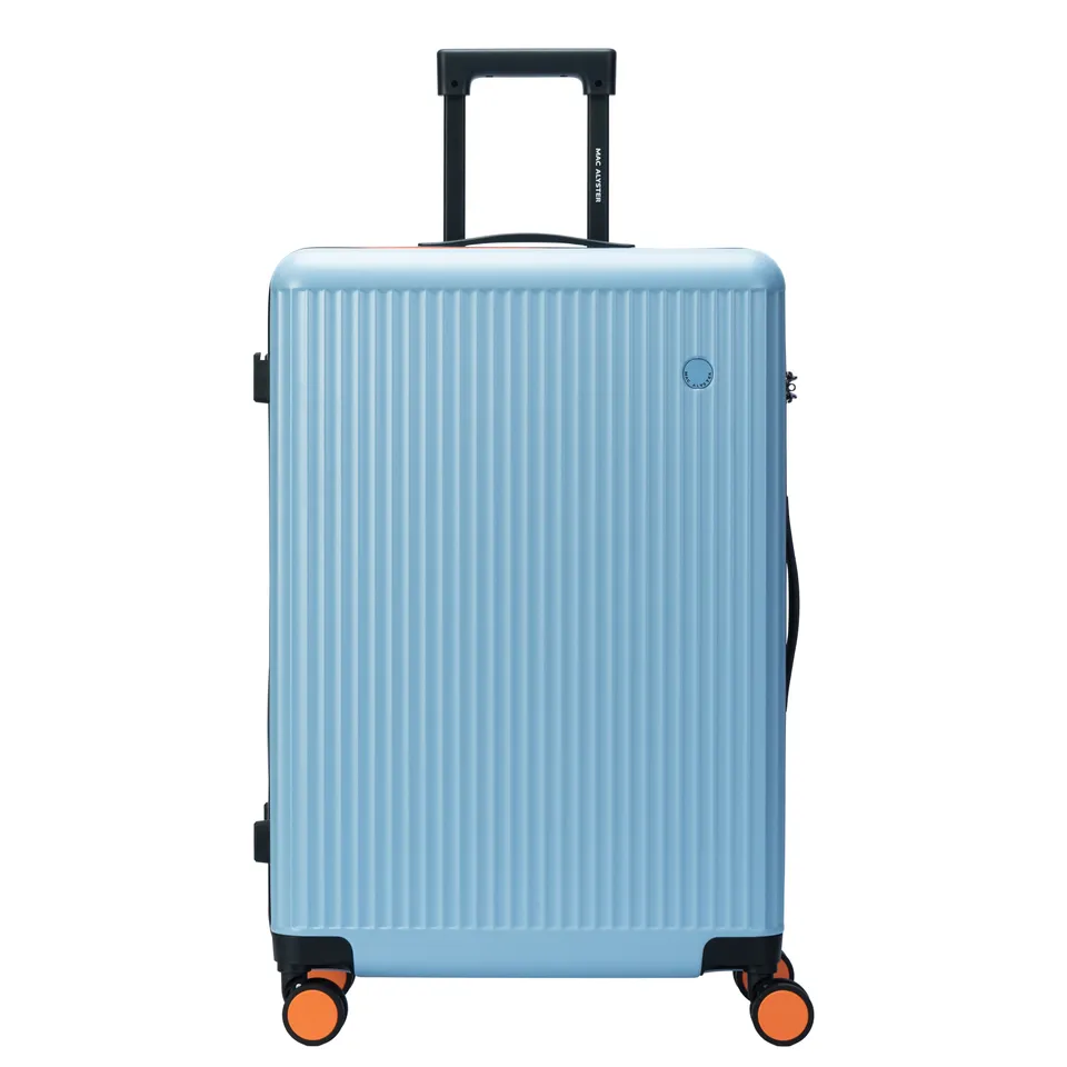 MAC ALYSTER BLOOM valise rigide bleue L 70 cm polycarbonate