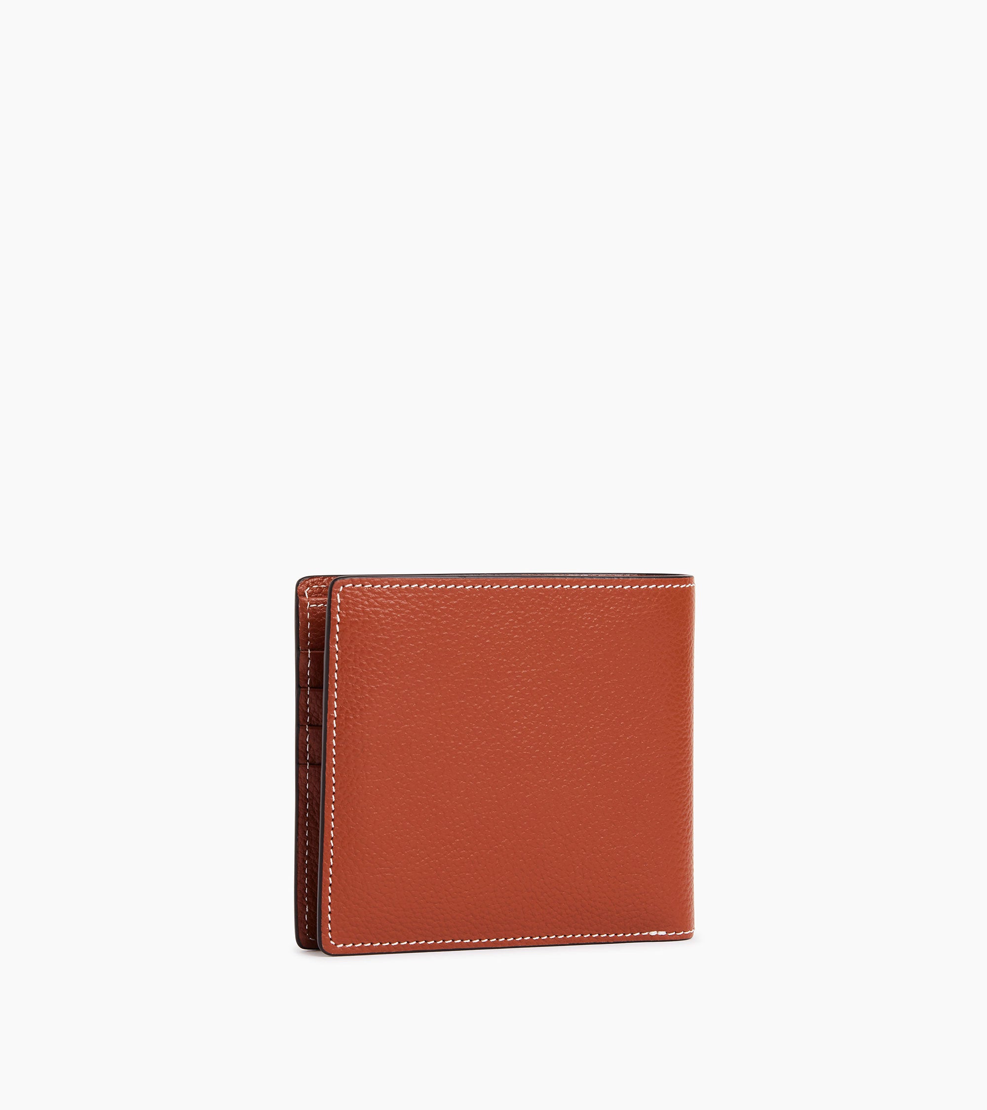 Le Tanneur Emile porte-cartes cuir grainé Mahogany Brown